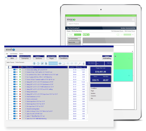 All-in-one Construction Estimating and Software construction-estimating-and-project-management-software-on-a-tablet